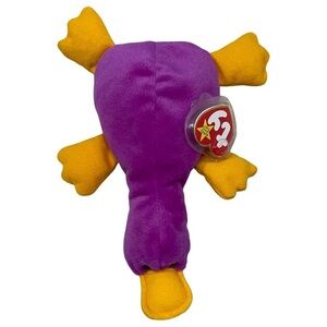 1993 Ty Beanie Babies Patti The Platypus Plush Toy - 4025 New with Tags!